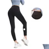 Yoga Outfit Luu Align Leggings Pantaloni da donna Pantaloncini Abiti corti Lady Sports Ladies Esercizio Fitness Wear Ragazze Running Gym Slim Fit Otbz8