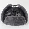 Berets Winter Bomber Hat for Men Women 2024 Autumn Faux Fur Pilot Ushanka Earflap Caps Trapps