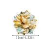 Brooches Handmade Fabric Flower Brooch Pins For Women Fashion Corsage Lapel Pin Vintage Jewelry Clothing Accessories Badges Gifts