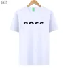 Designer masculino t-shirt jóias carta manga curta chefe moda masculina solta em torno do pescoço meia manga chefe roupas masculinas t