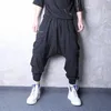 Pantaloni da uomo larghi primavera e autunno Harajuku High Street Pocket Hair Stylist stile ampio oversize