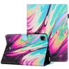 Fundas para tabletas con billetera de cuero de mármol para iPad 10.9 22 Pro 11 Air4 Air5 10.9 10.2 10.5 Air Air2 9.7 Lindo y encantador estampado de moda Rock Stone Grain Ranura para tarjeta Flip Cover Holder Bolsa