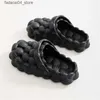 Slipare Shevalues ​​Women Clogs Slippers Söta bubbla Boll Sandaler Summer inomhus Massage Eva Slides Outdoor Stängt tå Fashion Beach Shoes Q240221