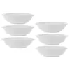 Тарелки, 6 шт., круглые тарелки для закусок, блюда для приправ и соуса, пластиковые маленькие миски для закусок, боковая пластина