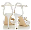 Mit Box Hochzeitskleid Azia Sandals Designer Schuhe Kreuzrippchen Quadratzer Zehen Heels Schuhe Sandalias Designer Frauen Gladiator Sandalias EU35-43