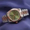 Luksusowy zegarek RLX Watch 2023 Ruch Rose Gold Mens 41 mm 36 mm Automatyczna stal nierdzewna 904L Wodoodporna wodoodporna świetlista