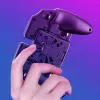 Gamepads för PUBG -spelkontroll Joystick Abs Grip 6 Fingers Mobile Footing Gaming Button Triggers Gamepad med kylfläkt