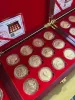 Anhänger Weihnachtsgeschenk 999 Goldmünzen, zwölf Sternzeichen, Goldfoliendekoration, Gedenkmedaille, Bankgeschenkpaket mit Zertifikat