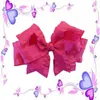 Acessórios de cabelo 28 Pcs Good Girl Ruffle Ribbon 5 "Double Cheerleading Bow Clip