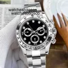 Mens Watch Clean Watch Watch for Watch Automatic Mechanical 40mm Folding Buckle Gold Waterproof Luxurious Male