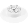 Wall Clocks Bathroom Suction Cup Clock Waterproof For Decor Retro Silica Gel Loop Kitchen