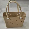 Mulheres designer eva bogg saco praia luxo verão buraco tote grande cesta de compras moda senhora armazenamento lavável bolsa eco geléia doces