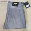 Designer Jeans da uomo Elasticità Jean Hombre Pantaloni Uomo e donna Marchio di moda Pantaloni di lusso Pantaloni denim Pantaloni da moto di marca di tendenza Bottoni LOGO skinny da uomo 07