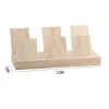 Stud Mode Ohrring Stud Display Rack Ohrringe Holz Karte Schmuck Halskette Rack Holz Basis Anhänger Ohrring Display Karte Shop Dekor