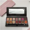 Eye Shadow Make Up Eye Shadow Palette Brand 14Colors Eyeshadow Shimmer Matte Vattenbeständig Drop Delivery Health Beauty Makeup Eyes Dh7RK