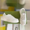 Hoge kwaliteit Casual schoenen Screener Sneakers Kleine vuile schoenen Designer Shoe Board Heren Dames Dikke zolen Canvas Klassiek Blauw Roze Kristal Streep Lage Top 35-45