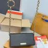 Bolsos de lujo de flores marrones vintage Nuevo estilo Cadena Bolsos cruzados de hombro Diseñador de bolsos pequeños Diseñador de bolsos de mujer Mujer Compras Bolsas cruzadas Dhgate