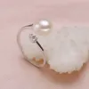 Sets Hochzeit Süßwasserperlen Schmuckset für Frauen, echte natürliche Perlenkette Schmucksets Mutter Jubiläumsgeschenke weiß