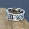 خواتم Customade الطقوس الاسكتلندية Master Mason Mason 32 درجة مزدوجة النسر Dropshipping Sterling Silver Ring