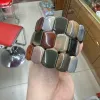 Brangles aaaa Natural Alashan Agate Jewels Bracelet Energy Stone Bangle pour femme et homme en gros!