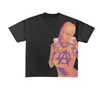 Mens T Shirts Y2K Men Clothing Gothic Harajuku Graphic Hip Hop Oversized Tops Fashion Casual All Match Loose Streetwear