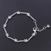 Armband Ny Origina 925 Sterling Silver Pan Armband Celestial Stars Armband Bangle Fit Bead Charm Diy Europe Fashion Jewelry