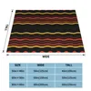 Blankets Pattern With Luxury Colors Waves Creative Design Light Thin Soft Flannel Blanket Colorful Lines Unique