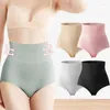 Culottes pour femmes Femmes Taille haute Slips Sous-vêtements sans couture Slim Sous-vêtements Lingerie Tummy Control Shapewear Confort Respirant Solide