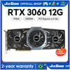 Grafische kaarten Jieshuo Nvidia Rtx 3060 12Gb videokaart Gddr6 192Bit Gpu Rtx3060 12G Ondersteunt pc Desktop Gaming Computer Office 3060Rtx Otseb