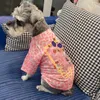 デザイナー犬服コットンドッグアパレルペットシャツプリントパピーシャツソフトドッグシャツプルオーバー犬Tシャツかわいい犬スウェットシャツバレンタインデイパピー服XL A612