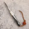 Yeni Varış A2239 Şam Katlanır Bıçak Şam Çelik Bıçağı Abalon Kabuk, Oyunlu Bakır Baş Saplı Dış Mekan EDC Cep Bıçakları Naylon Çantalı