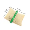 Tools 20PCS/LOT Jewelry Displays Rack Yellow Jute Bracelet Display Fabric Sackcloth Bracelet Watch Waistwatch Pillows Wholesale Price