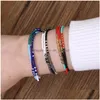 Chain New Boho Hand Woven Mtilayer Beads Bracelet For Women Adjustable Ethnic Weave Round Beaded Retro Fashion Jewelry Gift Dhgarden Dhzws