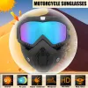 Eyewears Motorcykelglasögon Mask Windproof Retrol Motocross Goggles Racing Helmet Antiultraviolet Dustproakt Cycling Protective Glasses