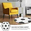 Carpets Football Computer Chair Mat Non-skid Rug Round Area Rugs For Floor Desk Ground Living Room Cushion Pad