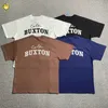 Męskie koszulki 2023ss Nowy CB krótkie rękawe Modna Moda klasyczny łatek list haftowy mężczyzna mężczyzna 1 1 High Street Casual Cole Buxton T Shirt TOP TEE J240221