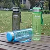 Waterflessen 1000 ml grote capaciteit plastic rietje beker sportfles buitensport kamperen wandelen vissen drinkketel