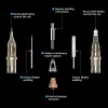 바늘 야망 문신 카트리지 바늘 바늘 매그넘 매체 테이퍼 0.35mm 1207m1 1209m1 1211m1 1213m1 1215m1 5m1 7m1 15m1 13m1 9m1