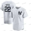 Maillot de baseball Yankee pour tout-petits Juan Soto Aaron Juge Giancarlo Stanton Trent Grisham Anthony Volpe Gerrit Cole Gleyber Torres Rizzo Ben Rortvedt Nestor Cortes