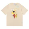 デザイナーRHUDE TシャツメンズデザイナーRHDUE TシャツブランドRHUDEマイクロラベルレターアートアブストラクトマンと女性のための半袖Tシャツアメリカアメリカンハイセント24PH