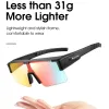 안경 웨스트 자전거 근시 편광 정사각형 선글라스 남성 광 쇄골 사이클링 안경 위에 맞는 낚시 낚시 UV400 자전거 고글