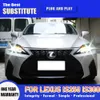 Lampe avant Feux diurnes DRL pour Lexus is250 is300 is350 Ensemble de phares LED 06-12 Phares clignotants Streamer