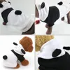 Dog Apparel Pajamas For Men Panda Pet Clothes Autumn Winter Transformation Outfit Costume White