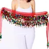 Belts Hip Scarf For Belly Dancing Tribal Sash Skirt With Colorful Blingbling Sequins