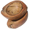 Bougeoirs conteneurs porte-coquille de noix de coco pour bougies faisant bol avec peau bricolage tasse