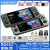 Shapers Anbernic Rg552 Console de jogos portátil 5,36 polegadas Ips Touch Screen Player de videogame integrado Android 64g Emmc 5.1 Rk3399 Linux