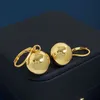 Gioielli di design di lusso Donna Collane con pendente a sfera in oro Orecchini Set di gioielli INS Catena sottile in stile elegante con sfera di metallo Regali per ragazze