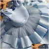 Girls Dresses Born Baby Bownot Dress 1 Year 2Nd Birthday Tutu Christening Gown Baptism Clothes Infant Party Wear Drop Delivery Kids Ma Otu4D