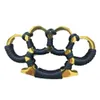 Finger Four Tiger Self-Defense Hand Support, Fist Buckle, Zinc Alloy Material, Sturdy And Wear-Resistant Thick Flat Binding Rope 556832