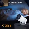 HY300 Magcubic Projector WiFi6 200ansi Android11.0 4K 130 "Skärm BT5.0 1280 720p hemmabio utomhus bärbar med boxpaket